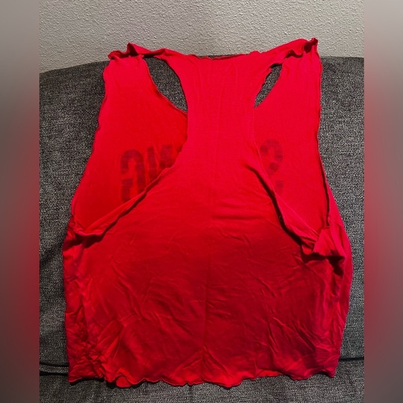 On Fire Workout tank, red. Size XL. - Picture 4 of 4
